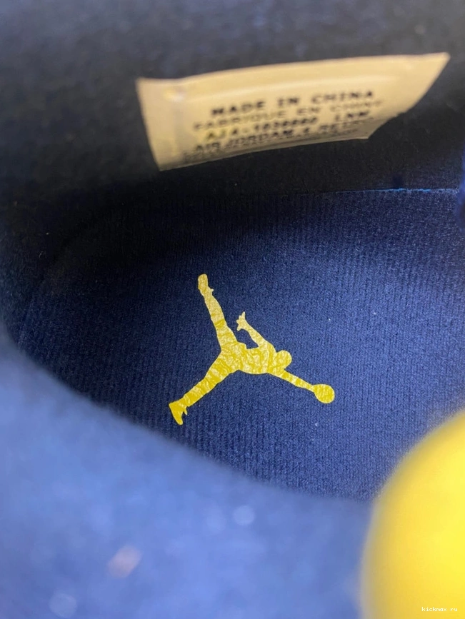 Cheap MAX Jordan Retro 4 (PE) Michigan AJ4-1036660 Air 0727